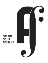 ...Logo Autour de la Feuille noir